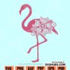 Floral Flamingo svg
