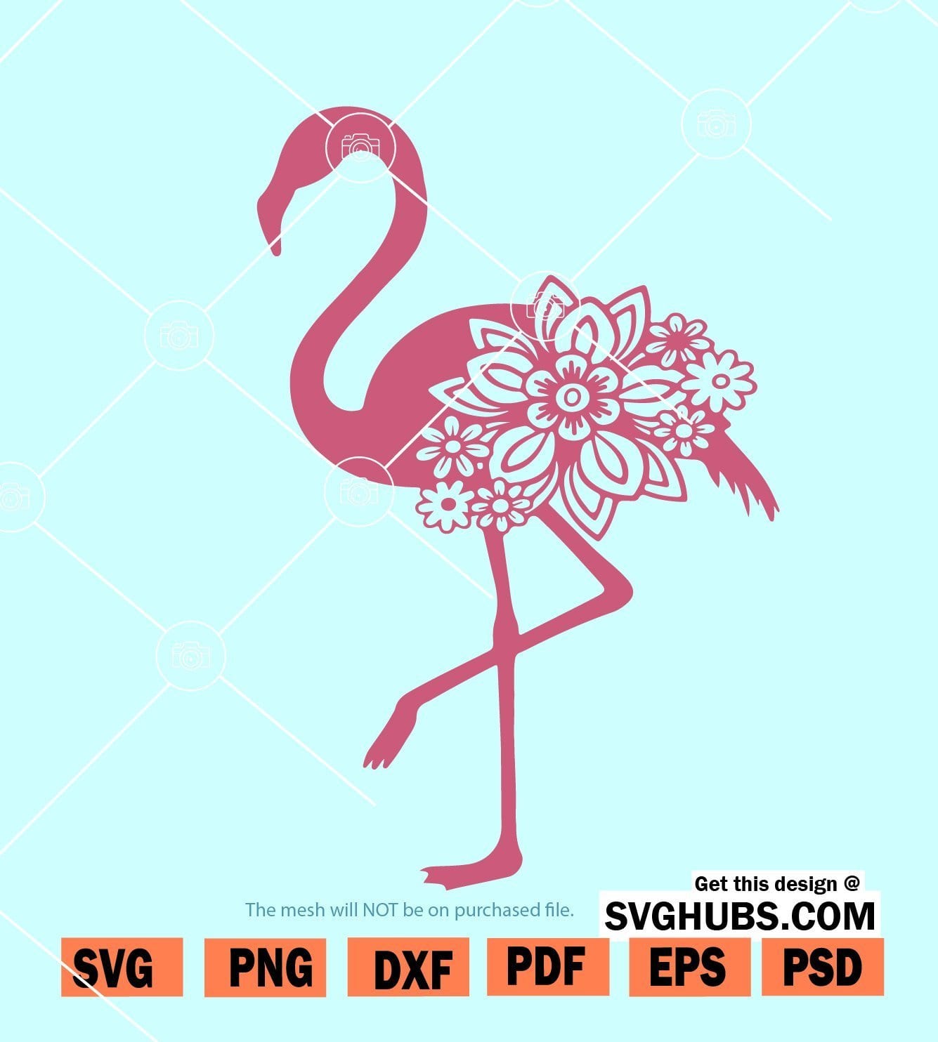 free flamingo svg files