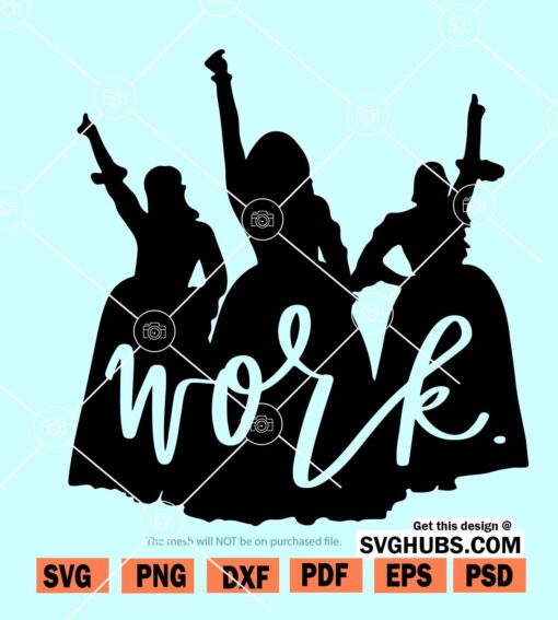 Hamilton Schuyler Sisters Work SVG