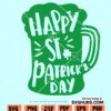 Happy St Patrick’s day SVG