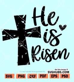 He is risen SVG