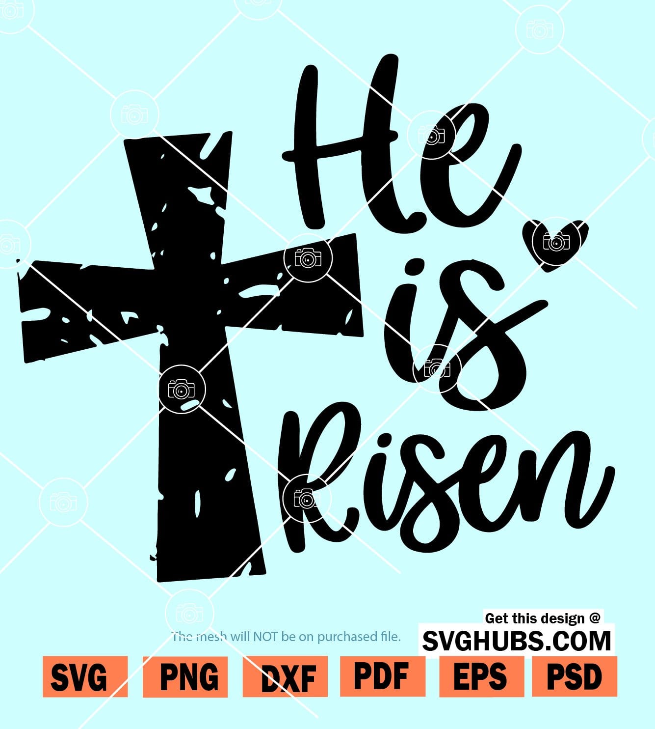 He is Risen Svg, He is Risen Easter shirt SVG, Easter Svg