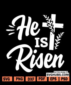 He is risen svg