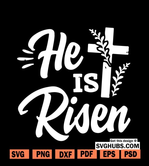 He is risen svg