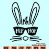 Hip hop Easter bunny SVG