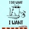 I do what I want cat svg