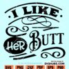 I like her butt SVG