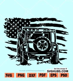 Jeep flag svg