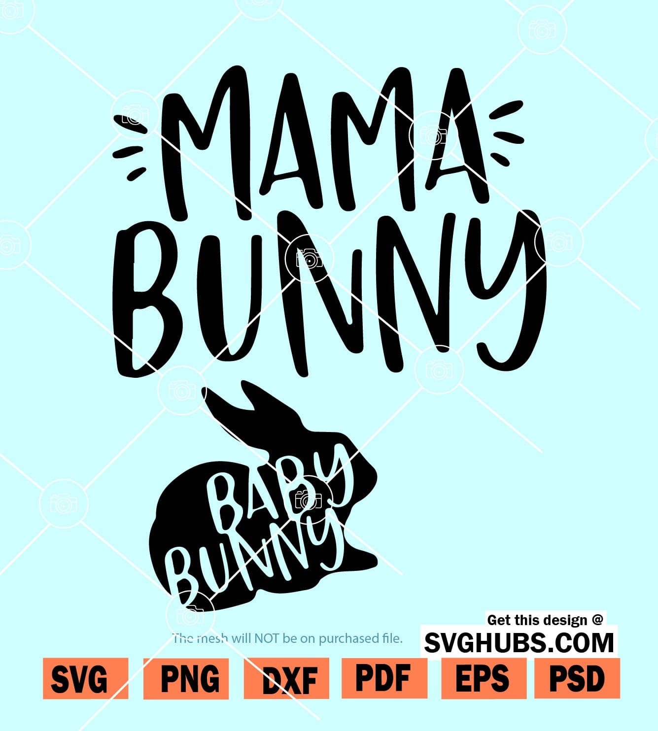Download Mama Bunny Svg Baby Bunny Svg Pregnancy Announcement Svg Svg Hubs