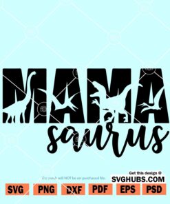 Mama saurus SVG