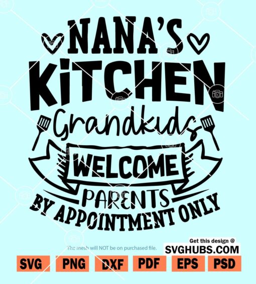 Nana's Kitchen SVG