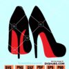 Red Bottom Stiletto heels SVG
