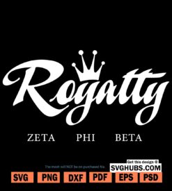 Royalty zeta phi beta svg