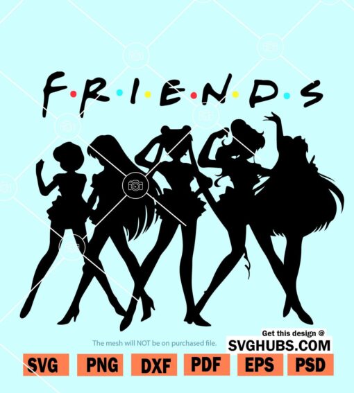 Sailor Moon Friends Svg