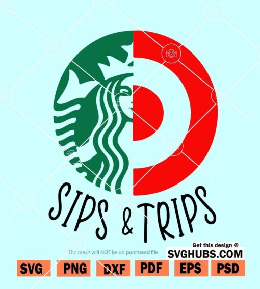 Sips and Trips SVG