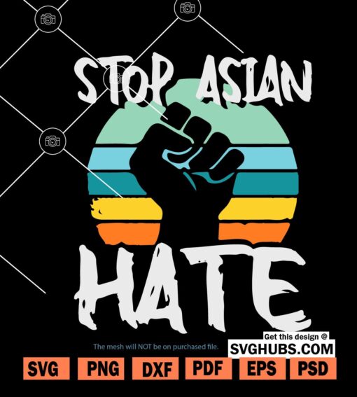 Stop Asian Hate svg