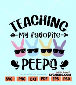 Teaching My Favorite Peeps svg