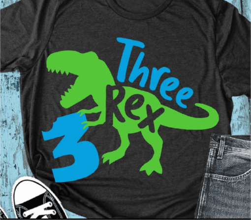 Three Rex SVG file