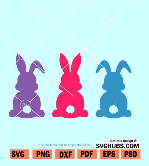 Easter Bunnies SVG