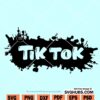 Tik Tok Paint Splatter svg