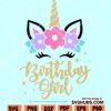 Unicorn Birthday Svg