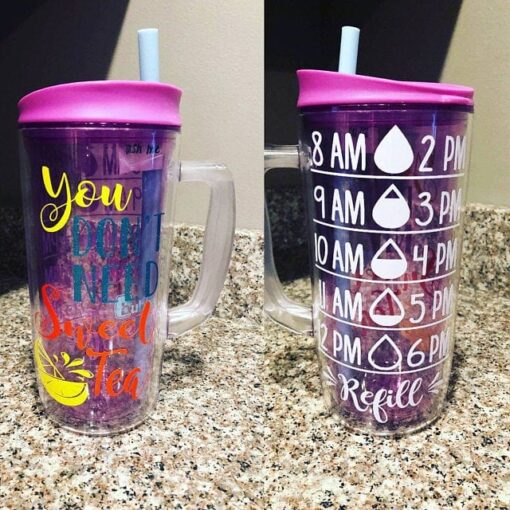 Water tracker SVG, Water bottle SVG, Water tracker cut File - Image 2