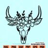 cow skull svg