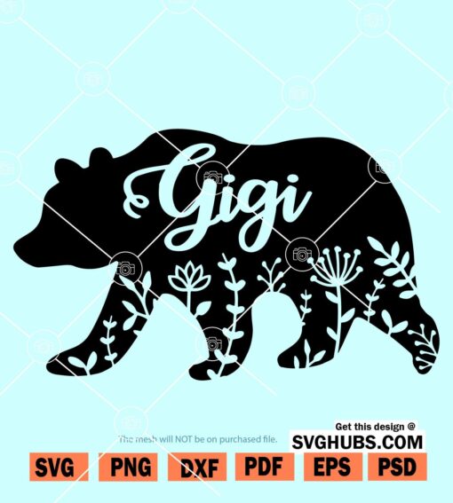 Gigi bear svg