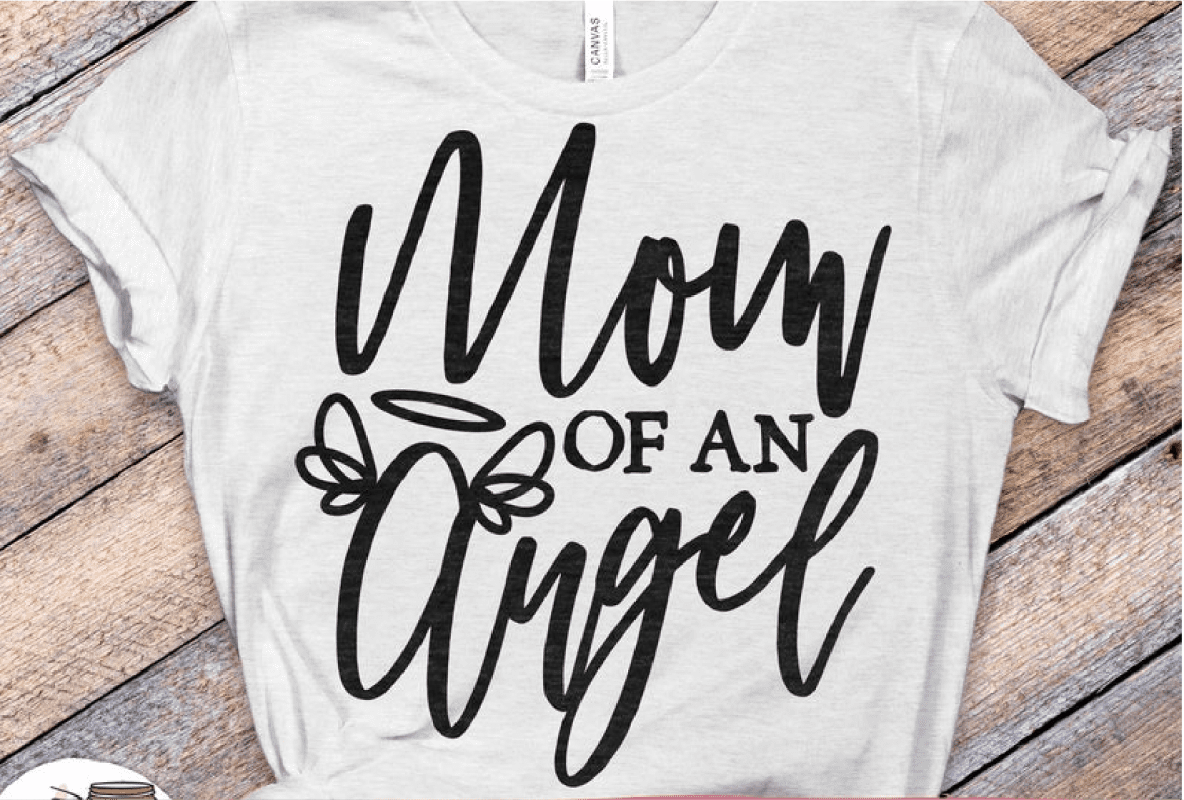 Mom of An Angel svg, In Memory Of svg, Miscarriage Awareness svg - Svg Hubs