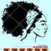 Afro Woman SVG