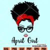 April Girl Birthday SVG