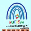 Autism rainbow svg