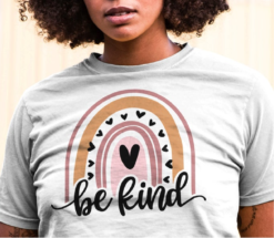 Be Kind Boho Rainbow SVG