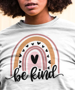 Be Kind Boho Rainbow SVG