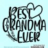 Best Grandma Ever svg
