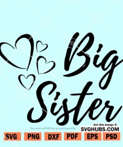 Big sister svg