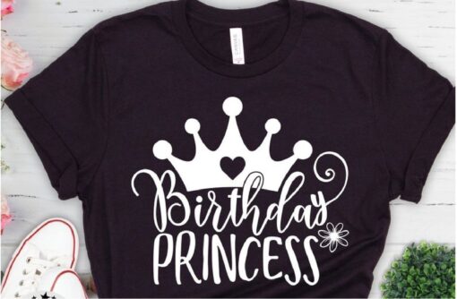 Birthday princess SVG file