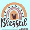 Blessed Rainbow Svg