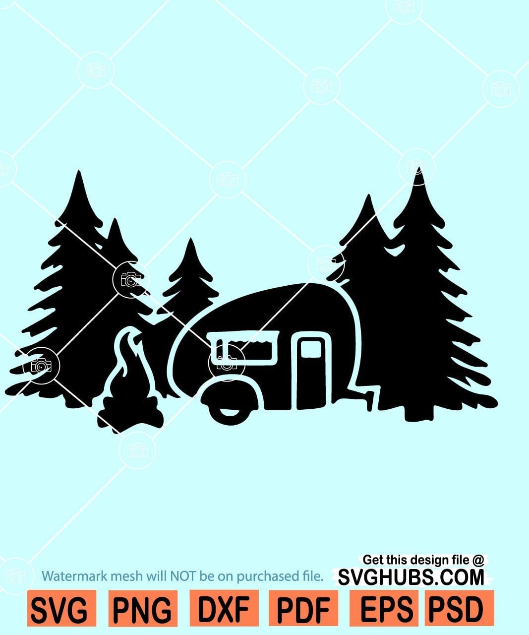 Free Free 136 Camping Scene Svg SVG PNG EPS DXF File