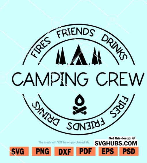 Camping Crew svg