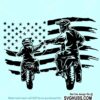 Father and Son dirt Biker Svg