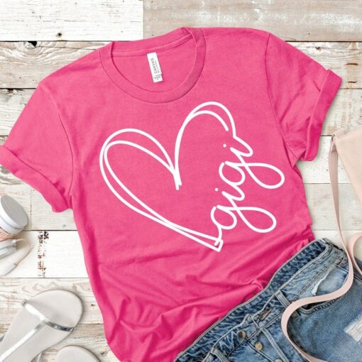 Gigi Heart Svg file for Cricut, Gigi Svg, Gigi Heart Svg - Image 2