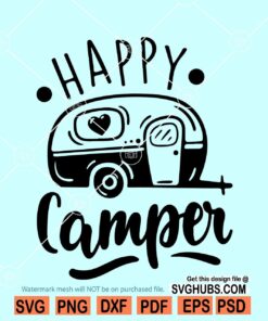 Happy camper SVG