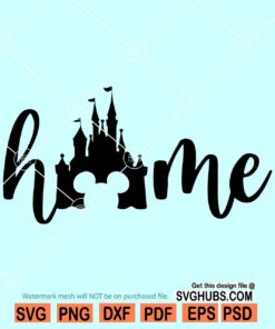 Disney Castle Home svg