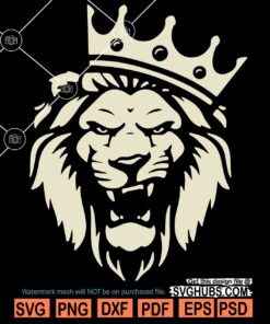 King lion svg