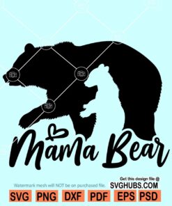 Mama Bear Svg