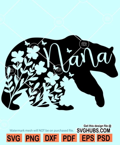 Nana Bear svg