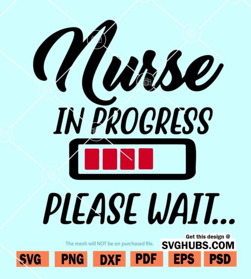 Nurse In Progress Please wait svg