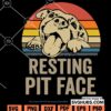 Resting Pit Face svg