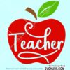 Teacher apple svg, apple teacher svg, Apple Svg, Apple Clipart, Teacher Svg, School Svg, school teacher svg, Teacher shirt svg, teacher gift svg, Silhouette Cut Files, Apple Cricut, Back to school svg, teacher gifts svg, Teacher SVG Files, teacher apple svg